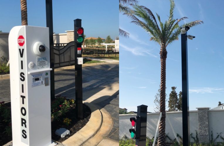 Video surveillance, gate, and entry integration.