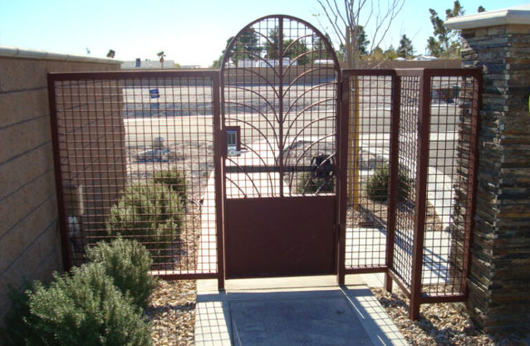 Pedestrian HOA community gate